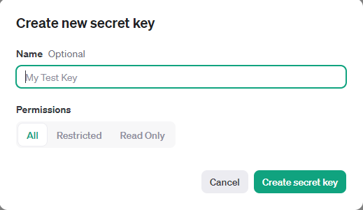 How to Get OpenAI API Key with $5 FREE credit 6 3. OpenAI key name How to Get OpenAI API Key with $5 FREE credit